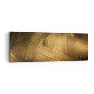 Schilderen op canvas - In een gouden doolhof - 90x30 cm