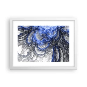 Poster in een witte lijst - De geboorte van een golf - 40x30 cm