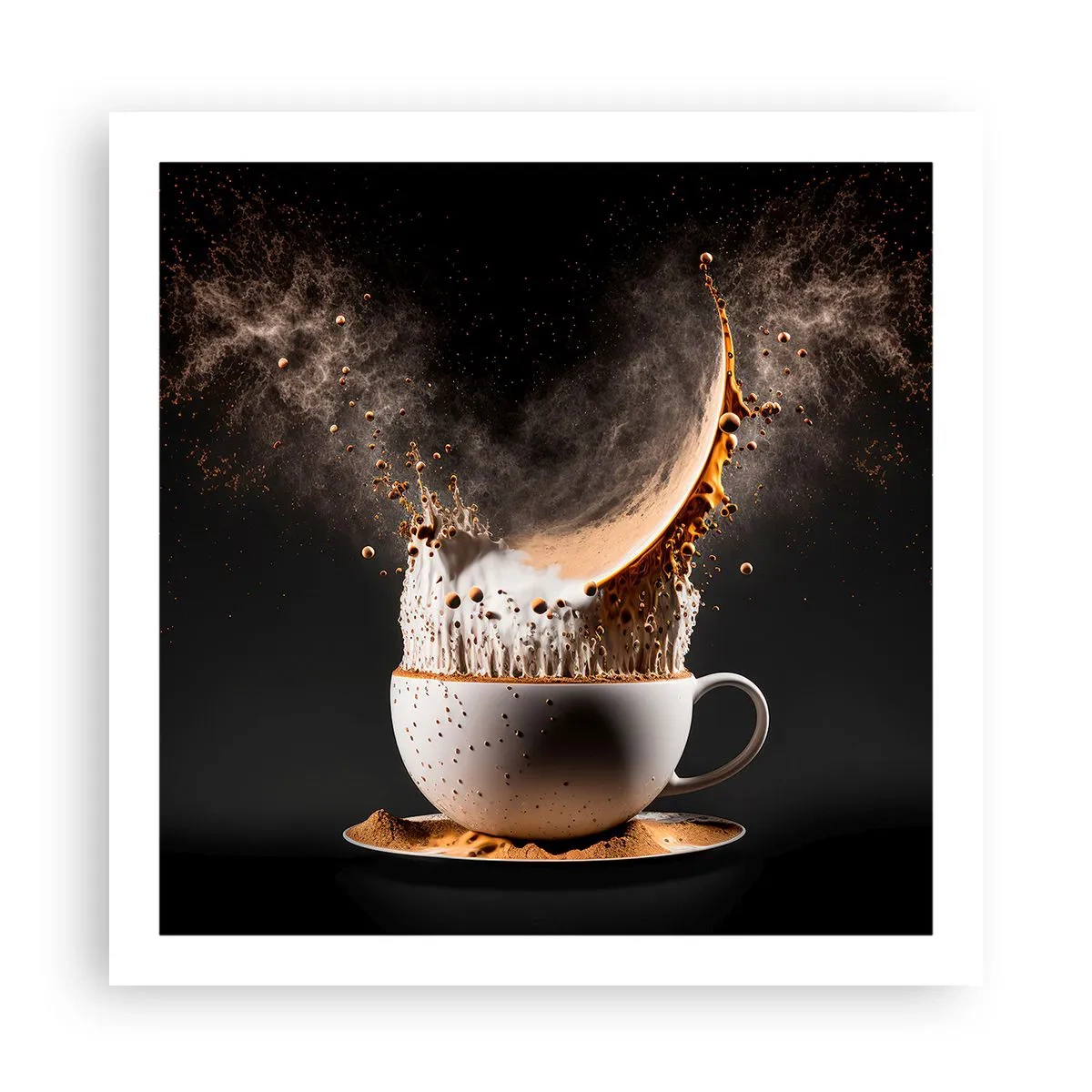 Poster - Een explosie van smaak - 60x60 cm