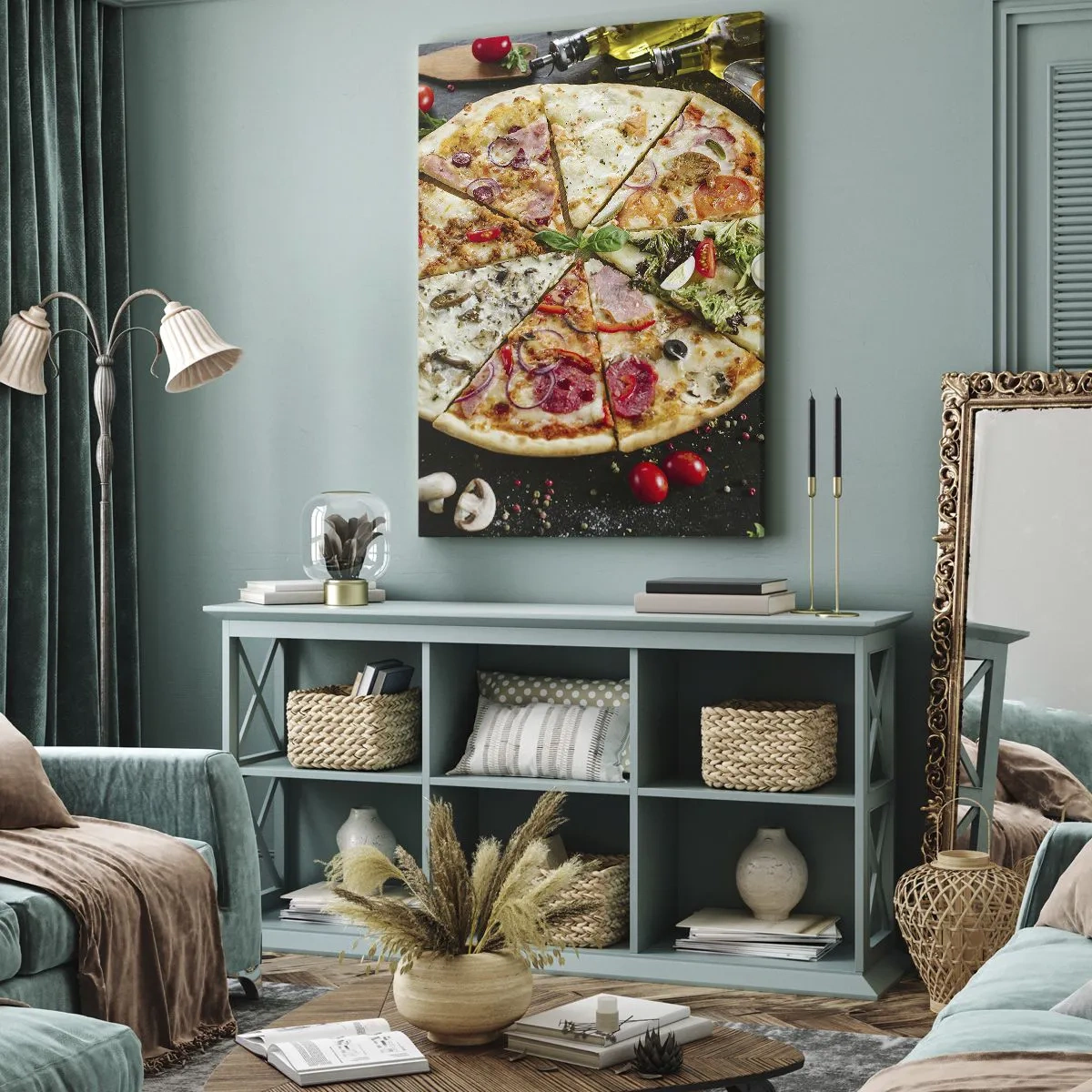 Schilderen op canvas - Een scala aan smaken - 55x100 cm