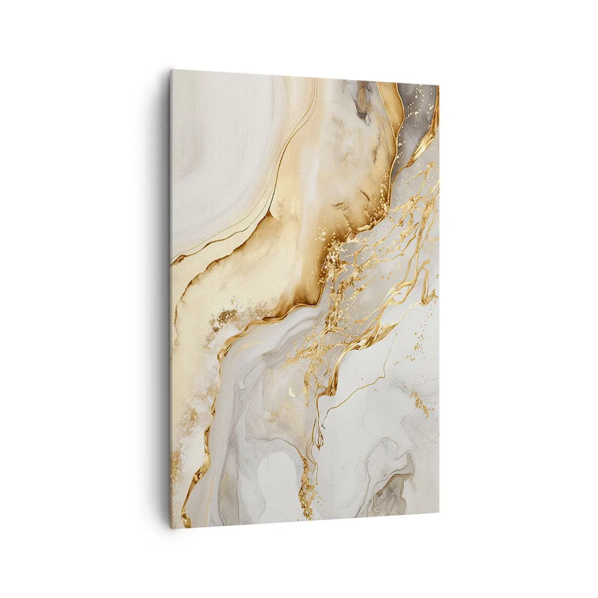 Schilderen op canvas - Abstractie: schoonheid en goedheid - 80x120 cm