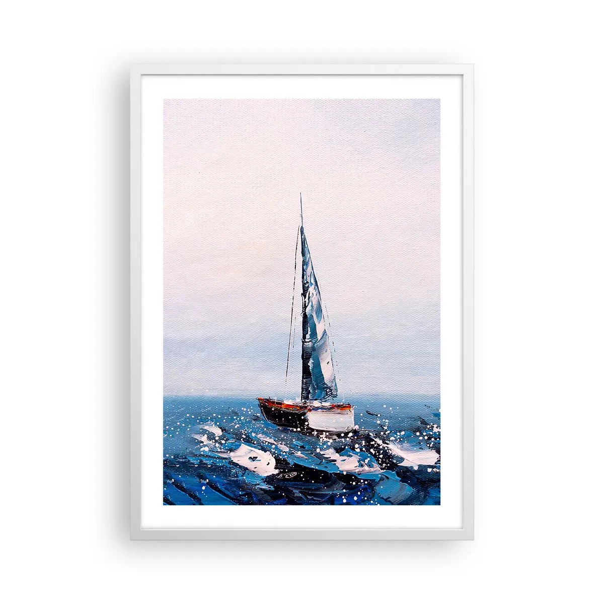 Poster in een witte lijst - Broederschap van de wind - 50x70 cm
