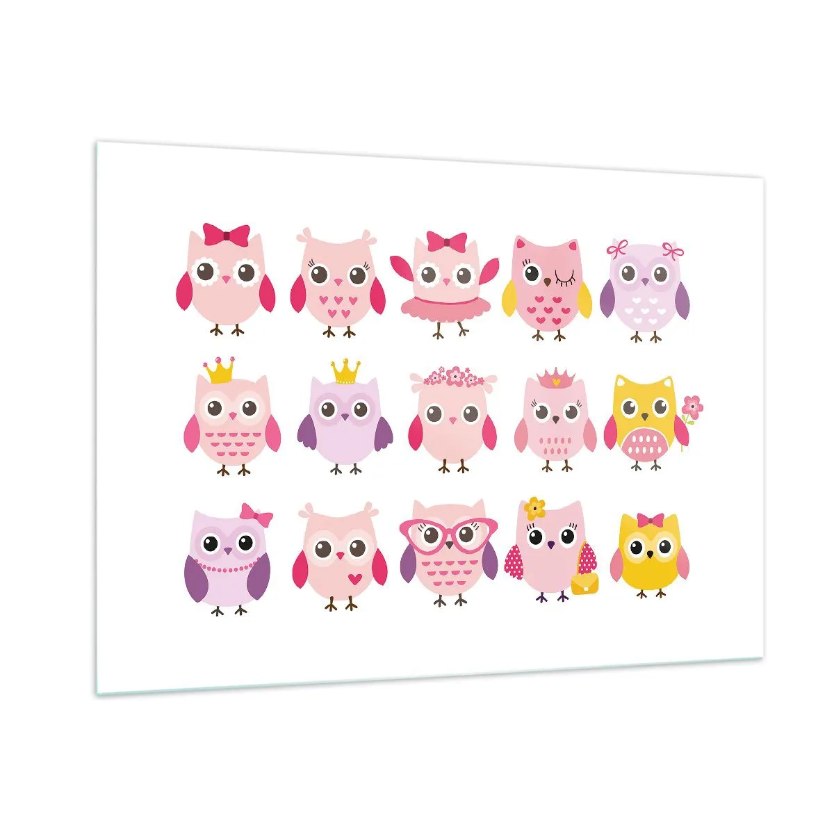 Schilderen op glas - De ene is zoeter dan de andere - 100x70 cm