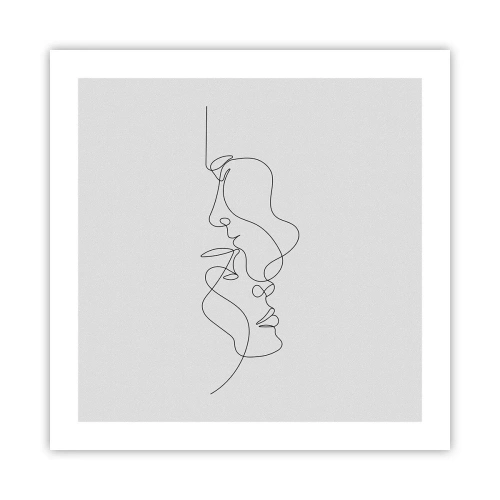 Poster - De hitte van bittere verlangens - 50x50 cm