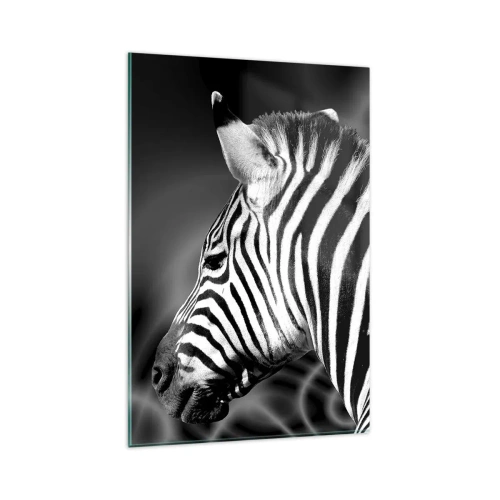 Schilderen op glas - Wit is wit en zwart is zwart - 80x120 cm