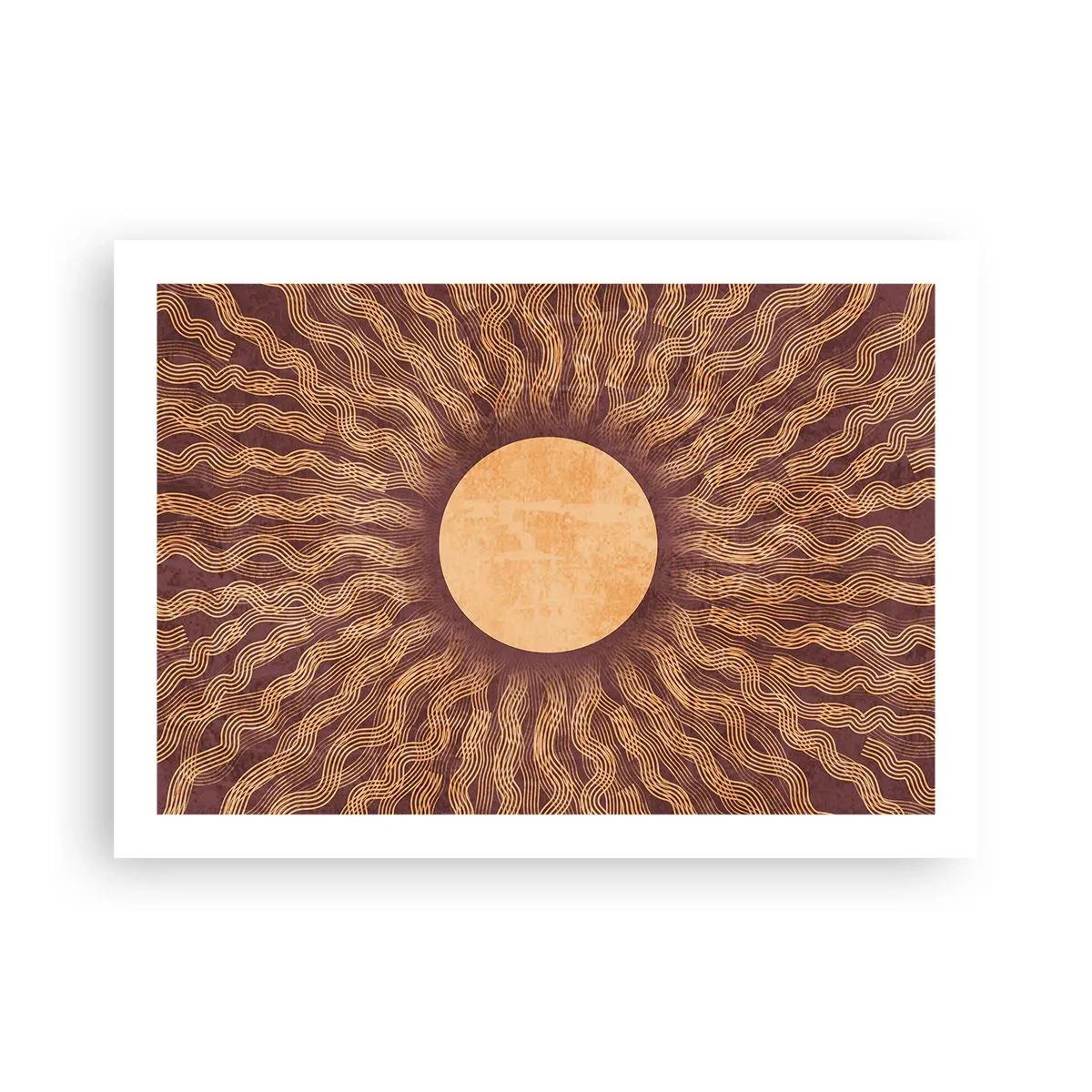 Poster - Zon icoon - 70x50 cm