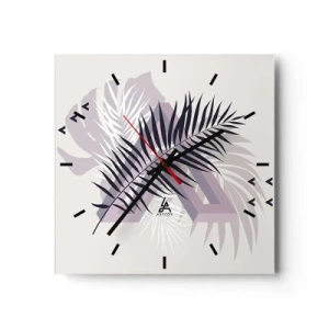 Wandklok - Klok - De schaduw van de schaduw - 30x30 cm