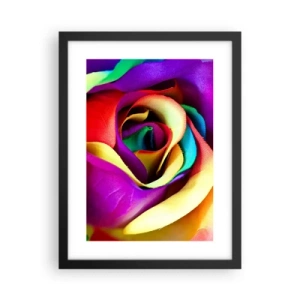 Poster in een zwarte lijst - Het is onmogelijk - 30x40 cm
