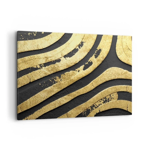 Schilderen op canvas - Alles vloeit - 120x80 cm