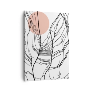 Schilderen op canvas - In een web van twijgen - 50x70 cm