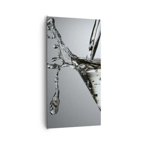 Schilderen op canvas - Op de rand van de beker - 65x120 cm