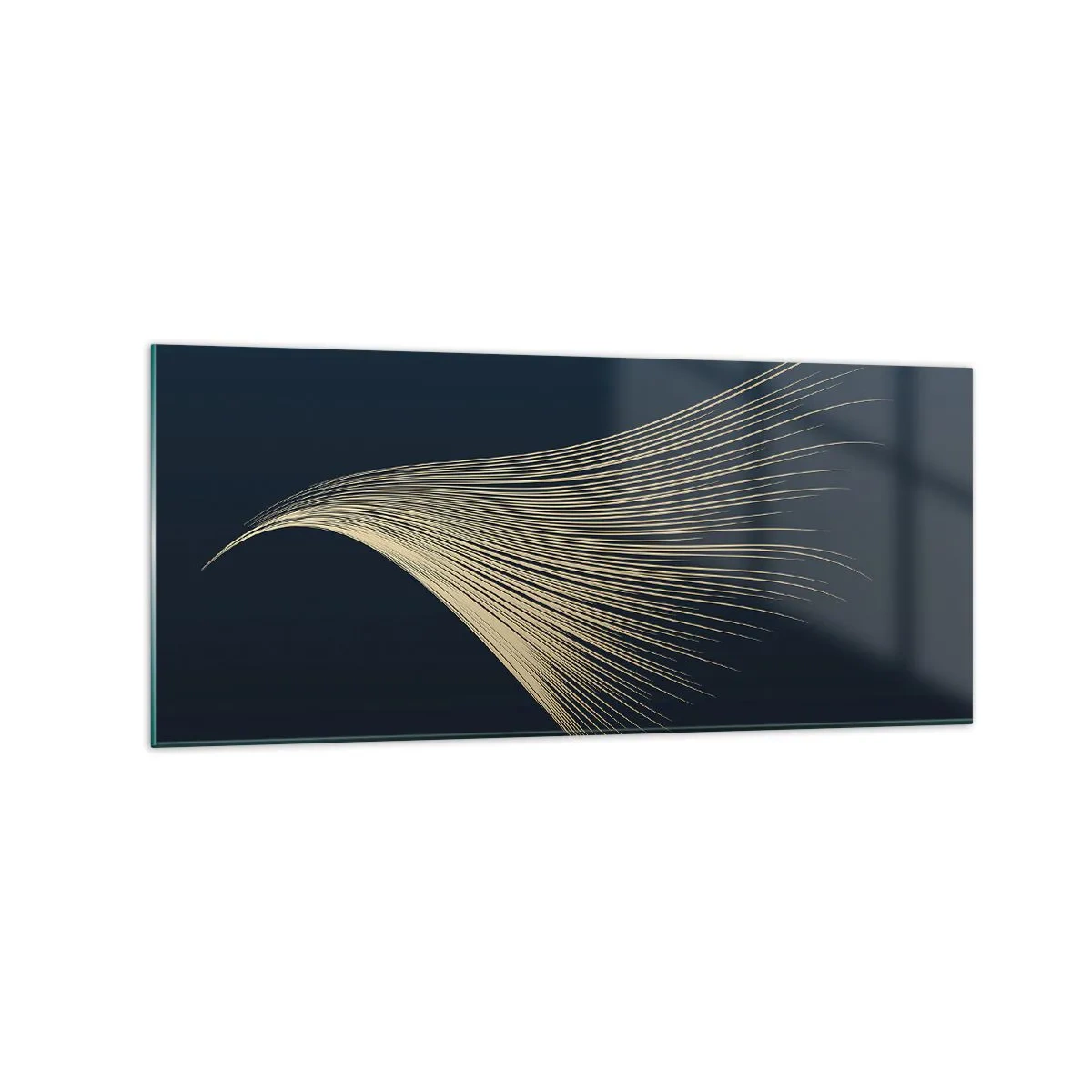 Schilderen op glas - Als het haar van een engel - 120x50 cm