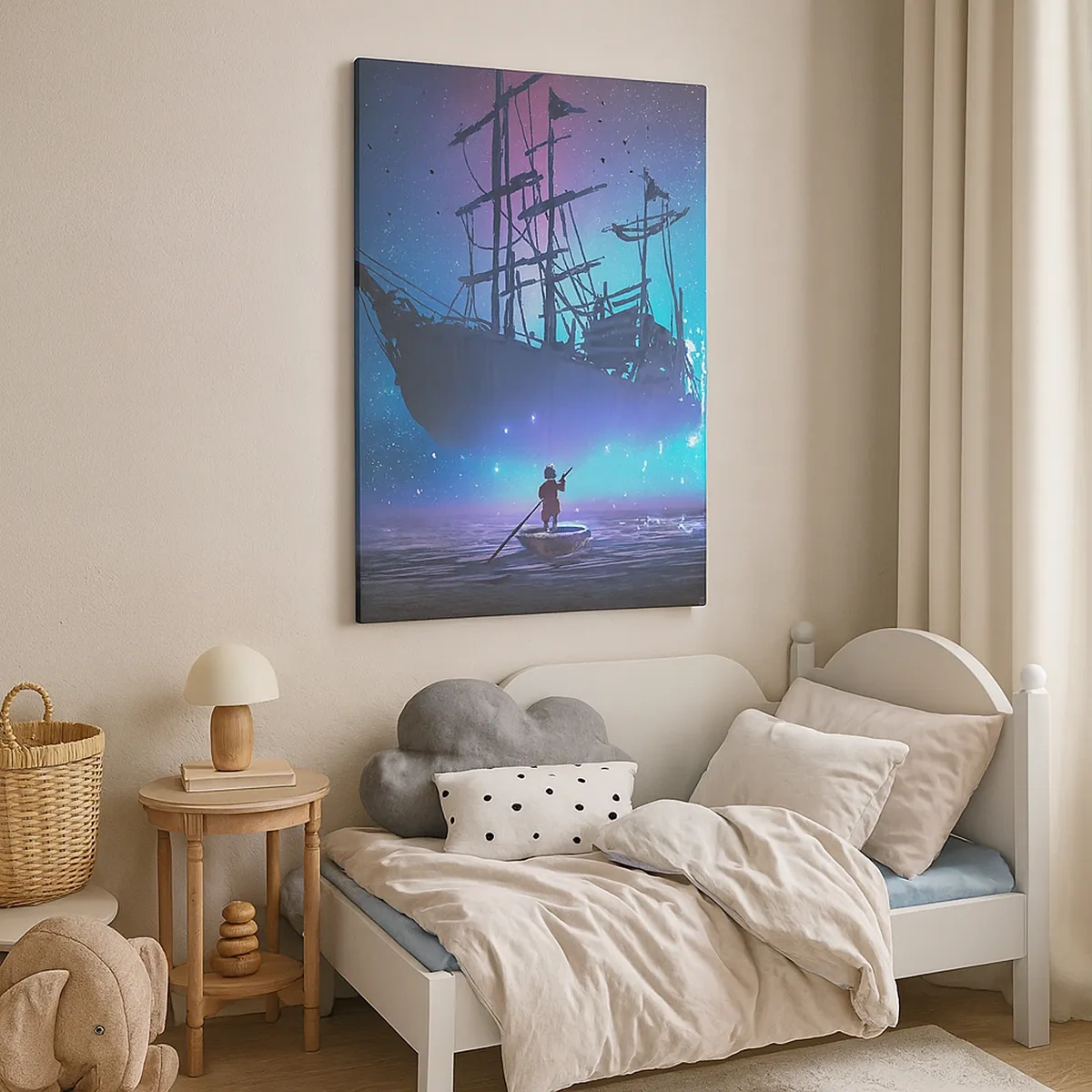 Schilderen op canvas - Ontmoeting met de mythe van de zee - 50x70 cm