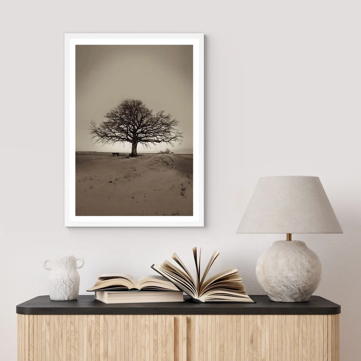 Poster in een witte lijst - Van hier tot in de eeuwigheid - 61x91 cm