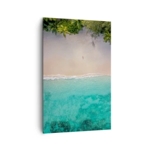 Schilderen op canvas - Paradijsstrand - 80x120 cm