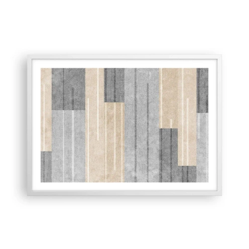 Poster in een witte lijst - Compositie: houd verticaal - 70x50 cm