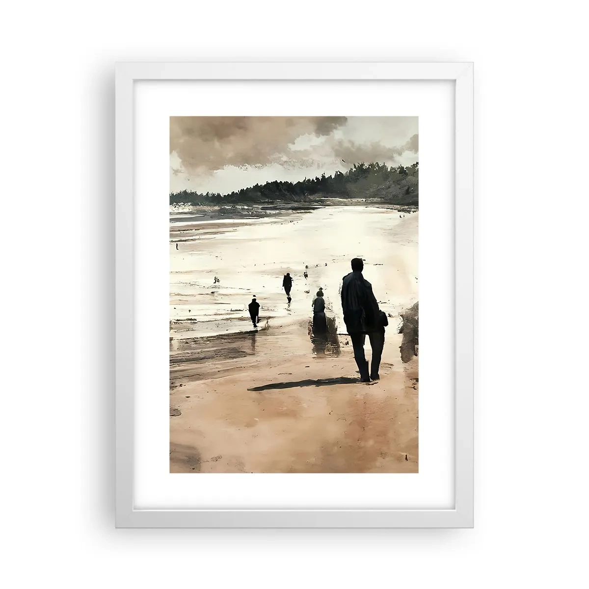 Poster in een witte lijst - Opgeroepen - 30x40 cm