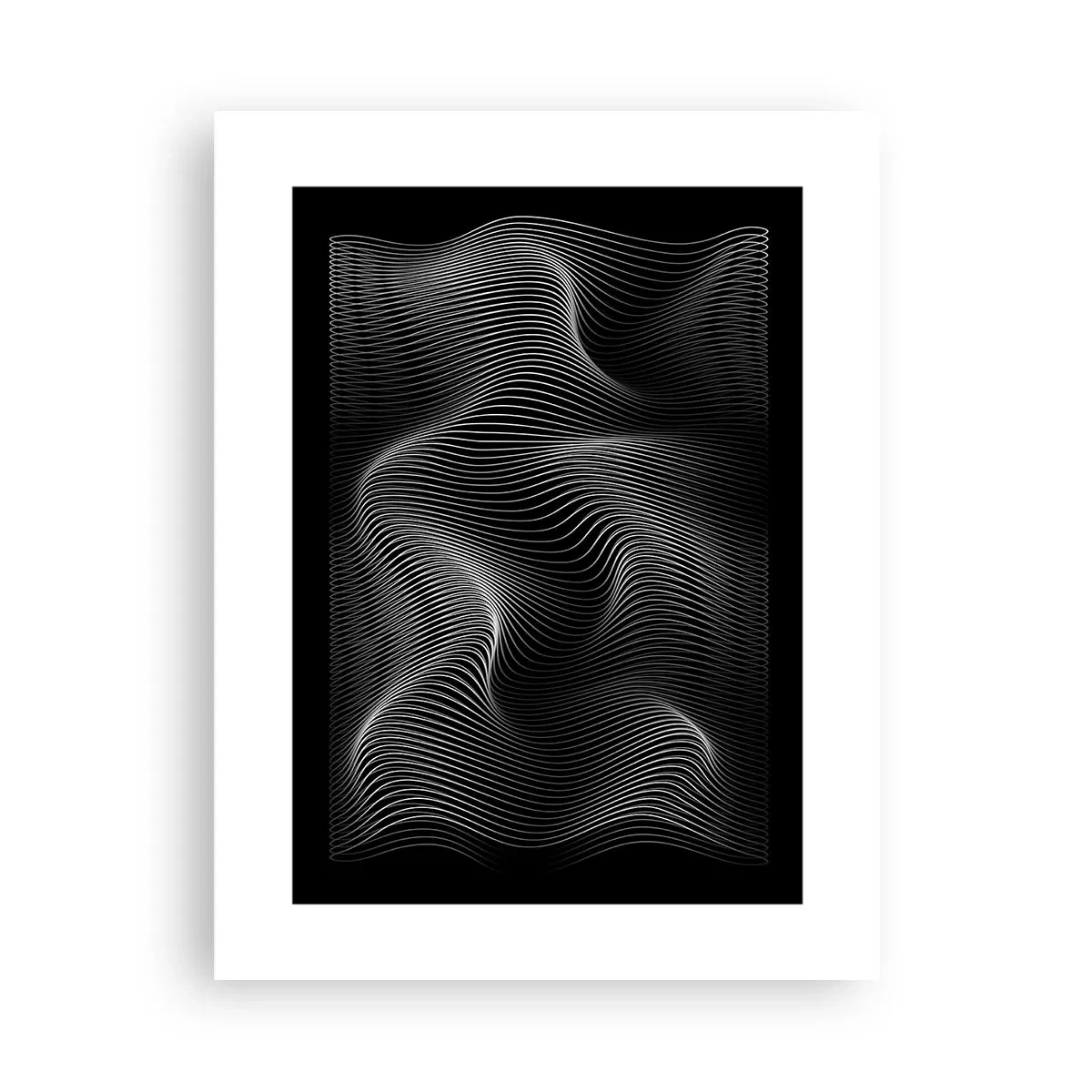 Poster - Dans van licht in de ruimte - 30x40 cm