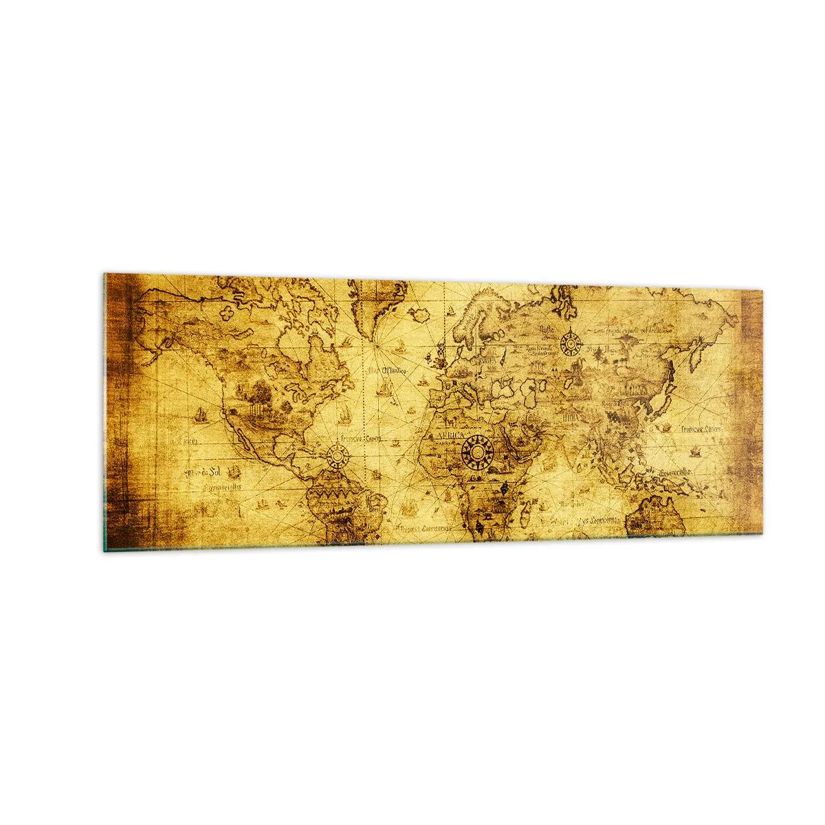 Schilderen op glas - Hoe vreemd os deze wereld  - 140x50 cm