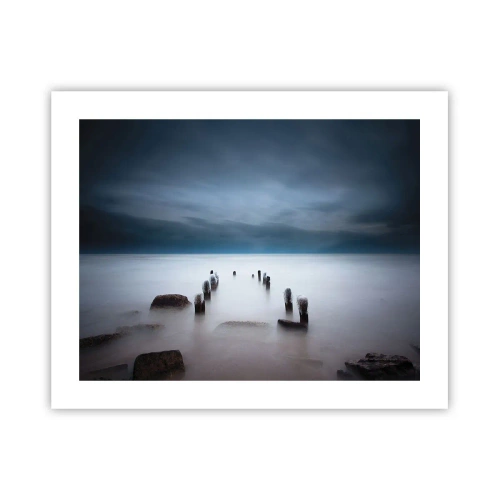 Poster - Peinzend meer - 50x40 cm