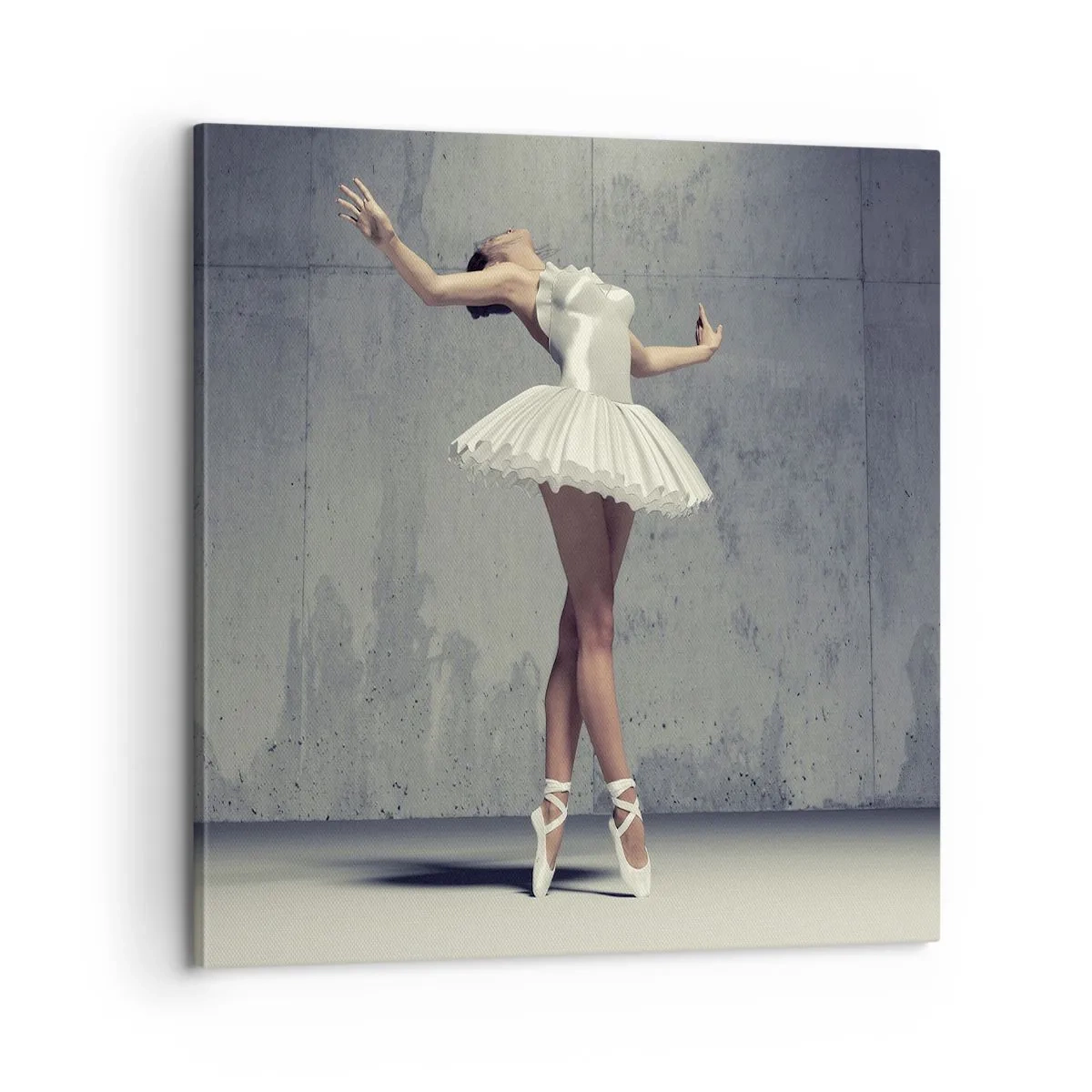 Schilderen op canvas - Licht als een vogel - 60x60 cm