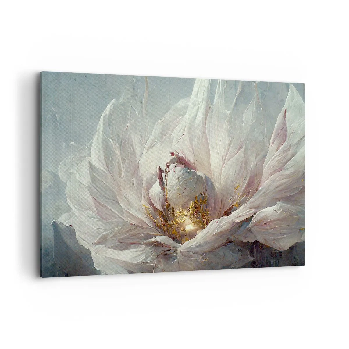 Schilderen op canvas - Hij bloeit eens in de honderd jaar - 120x80 cm