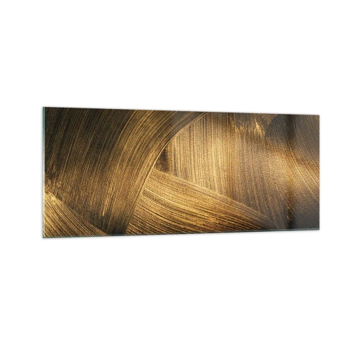 Schilderen op glas - In een gouden doolhof - 100x40 cm