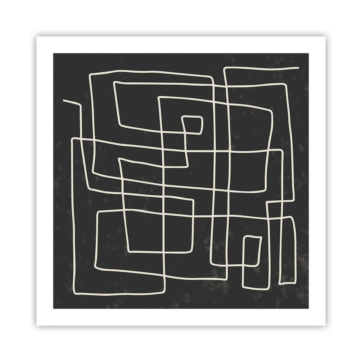 Poster - Niet zo eenvoudig - 60x60 cm