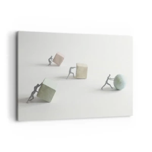 Schilderen op canvas - Puur leven - 100x70 cm