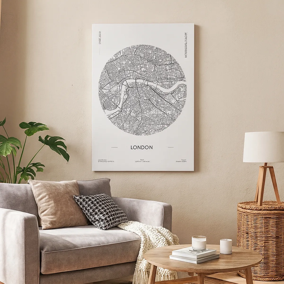 Schilderen op canvas - Anatomie van Londen  - 50x70 cm