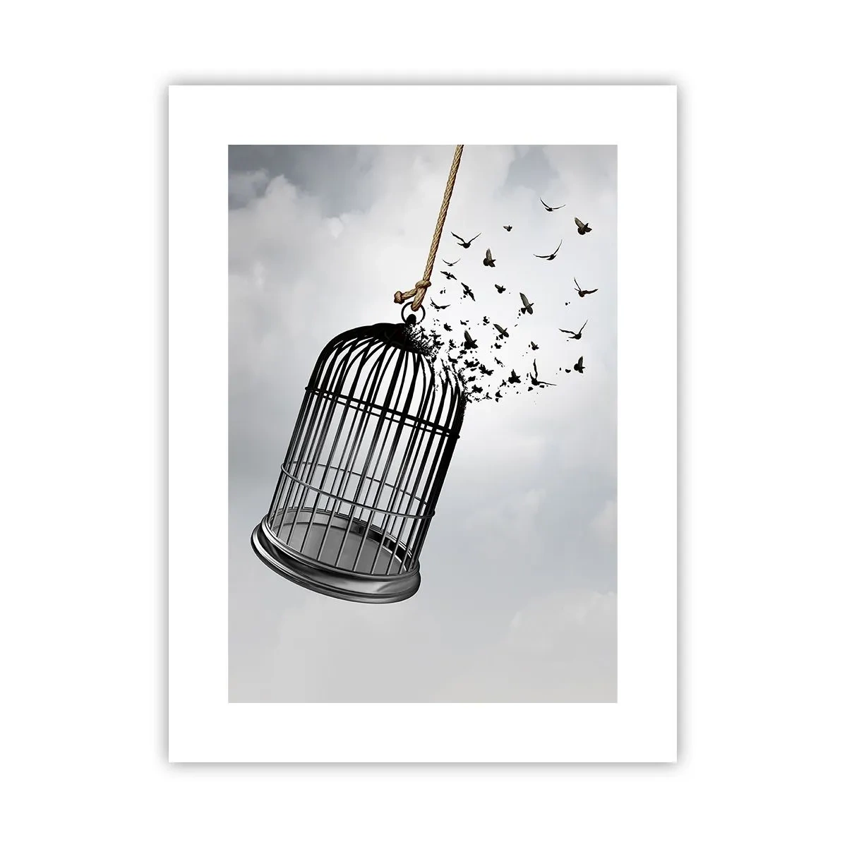 Poster - Geloof ... Hoop ... Vrijheid! - 30x40 cm