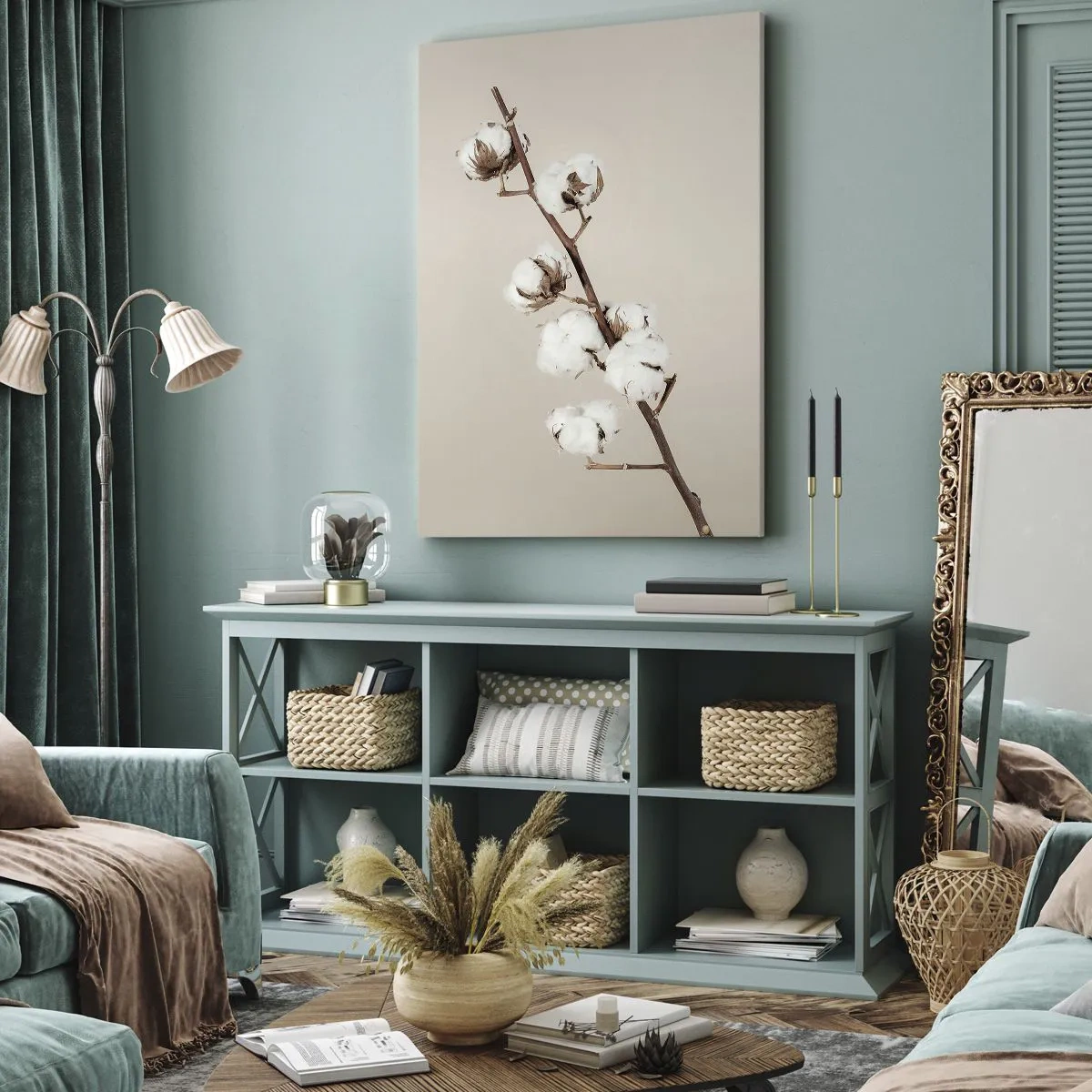 Schilderen op canvas - Aan de bron van zachtheid - 65x120 cm