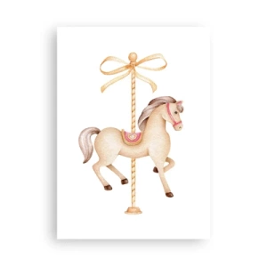 Poster - Een sierlijke draf - 50x70 cm