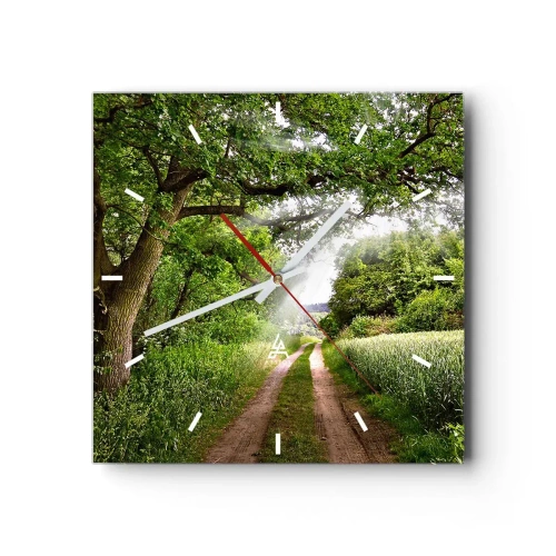 Wandklok - Klok - Et in Arcadia ego - 30x30 cm