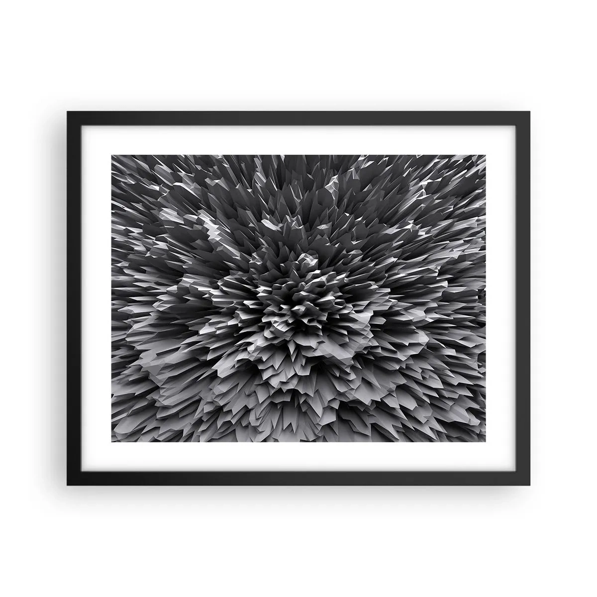 Poster in een zwarte lijst - Strikter kan het niet - 50x40 cm