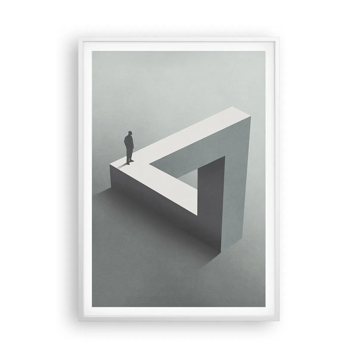 Poster in een witte lijst - Maar het is toch mogelijk - 70x100 cm