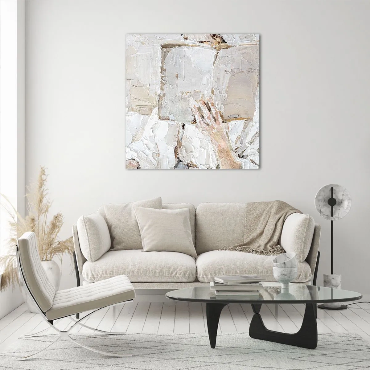 Schilderen op glas - In een andere wereld - 60x60 cm