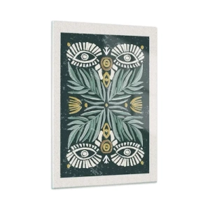 Schilderen op glas - Als een volksuitsnede - 50x70 cm