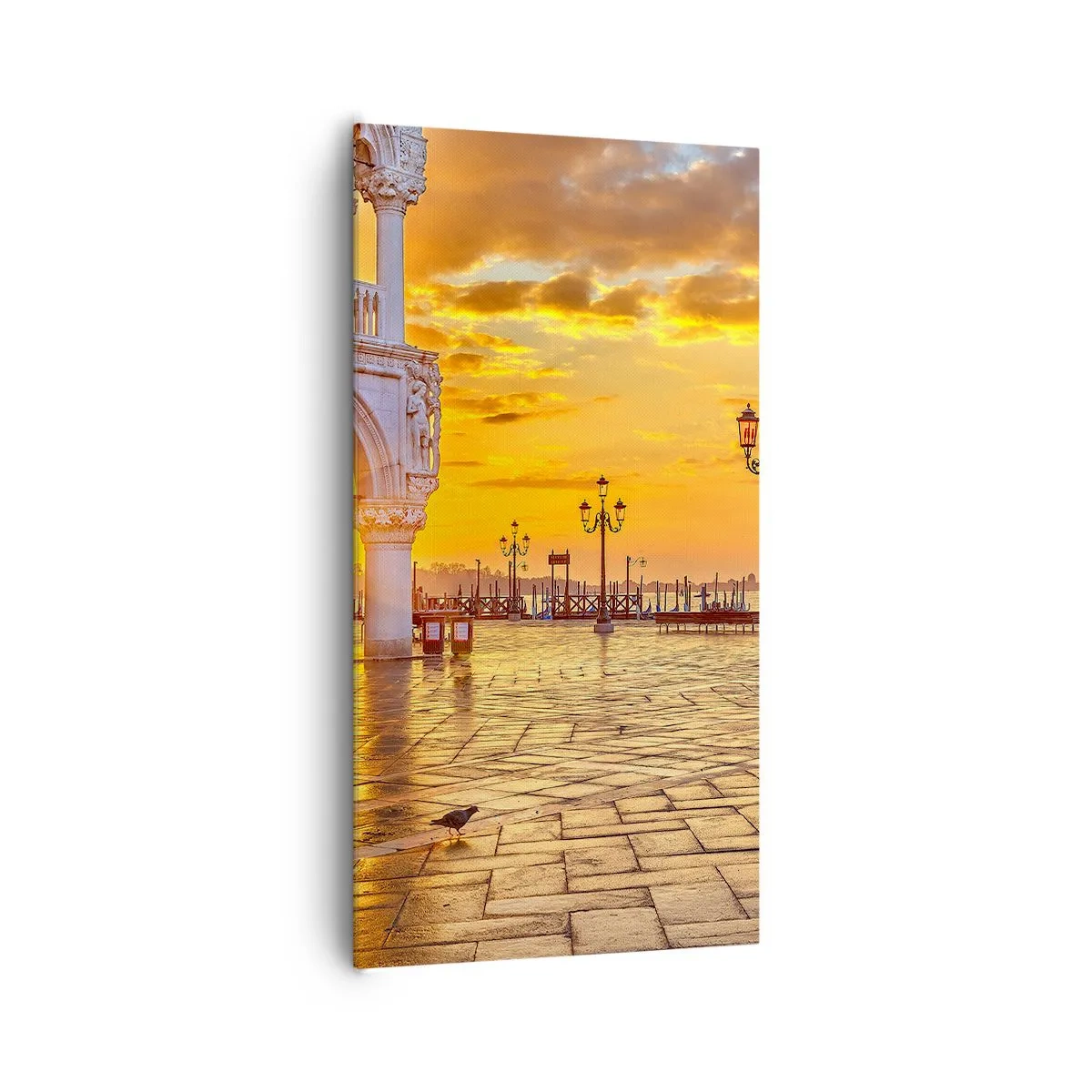 Schilderen op canvas - Waar is iedereen? - 65x120 cm