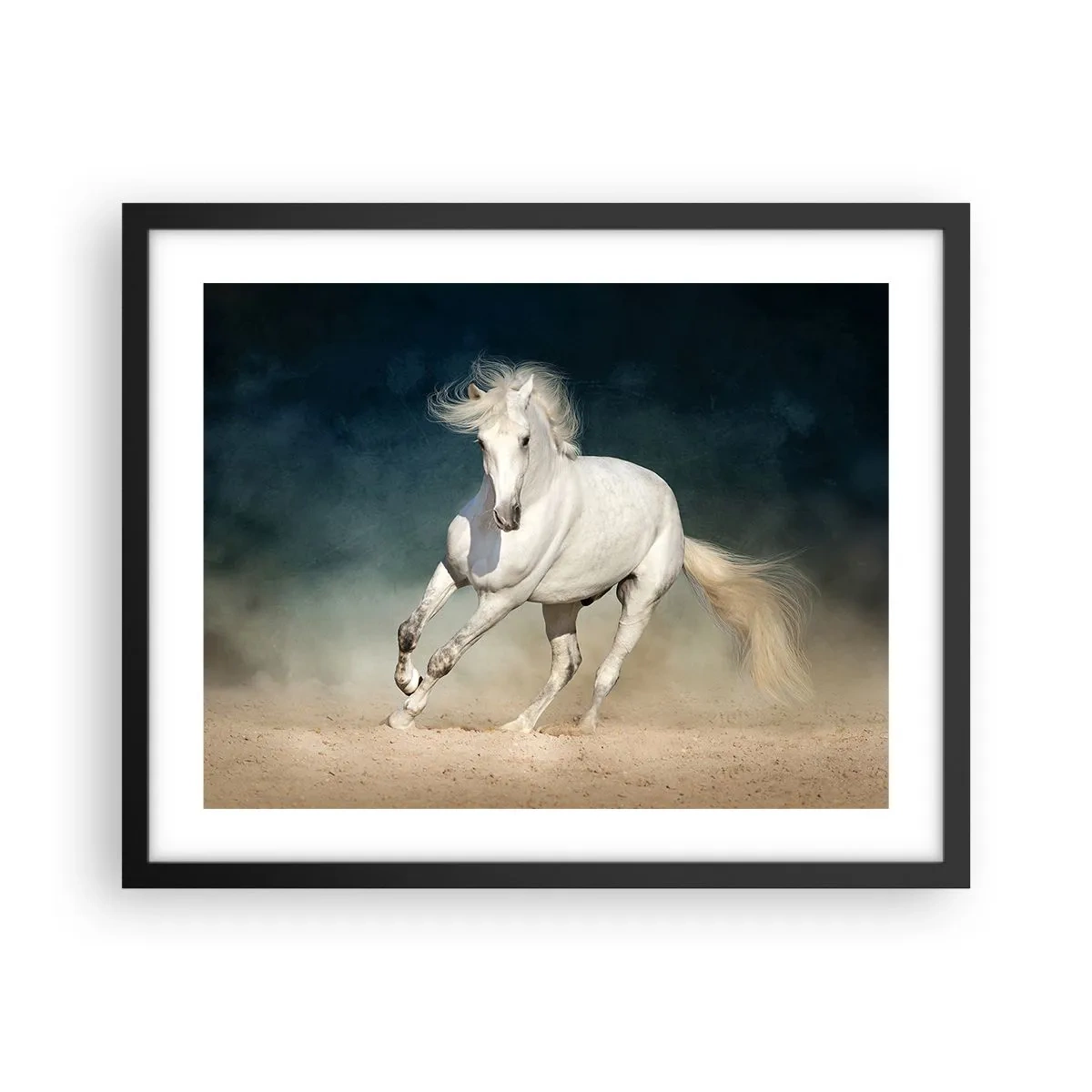 Poster in een zwarte lijst - Vrijheid in zijn pure staat - 50x40 cm