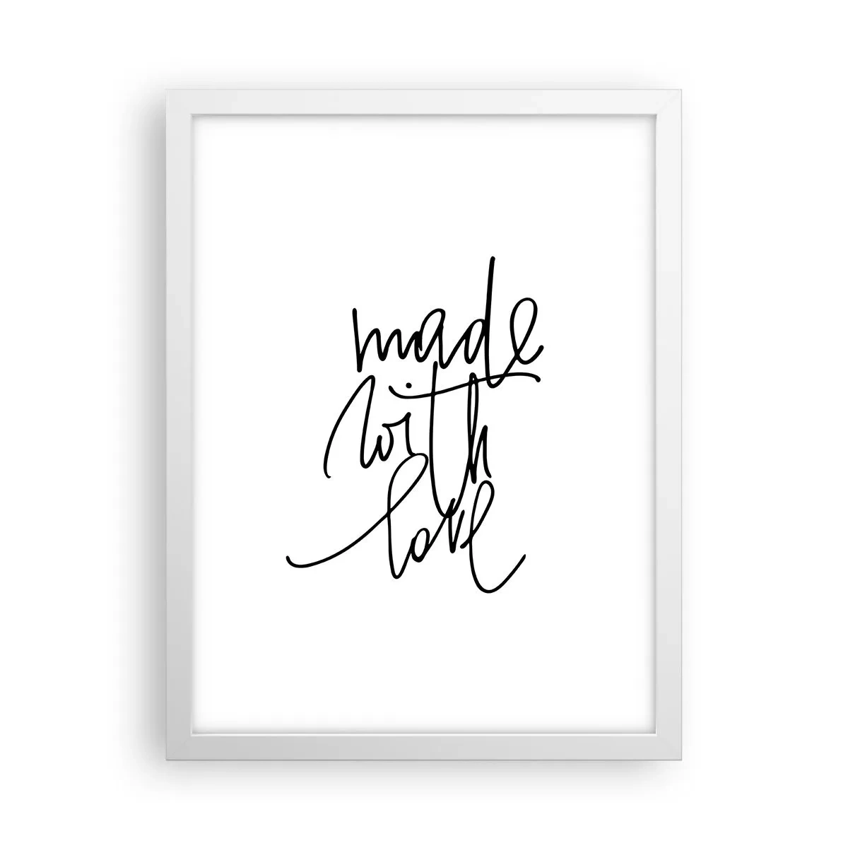 Poster in een witte lijst - Het beste merk - 30x40 cm