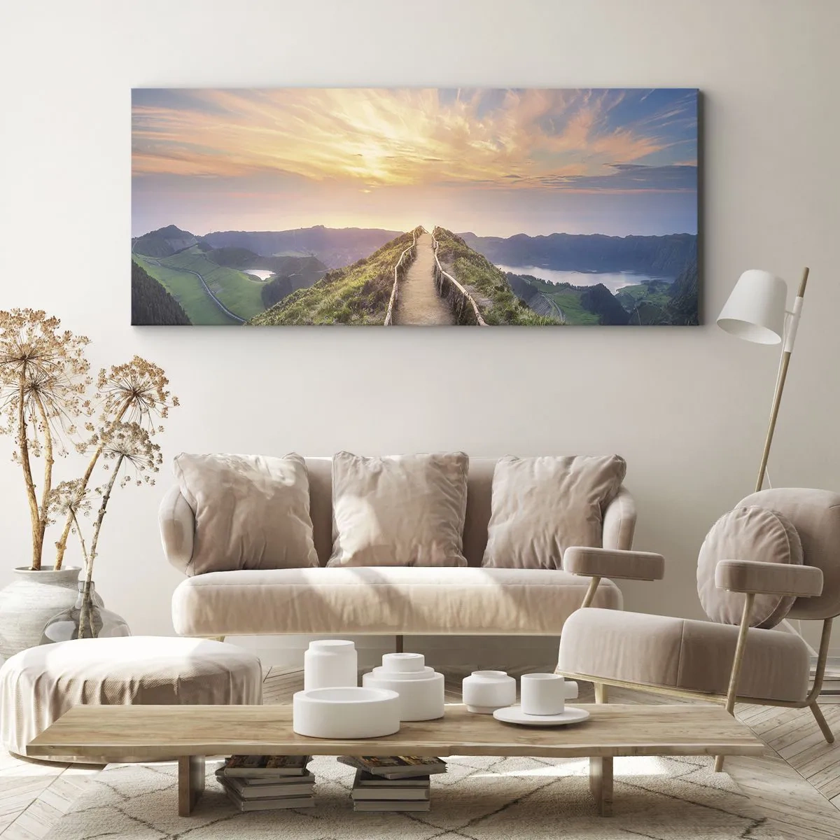 Schilderen op canvas - Dicht bij de hemel - 100x40 cm