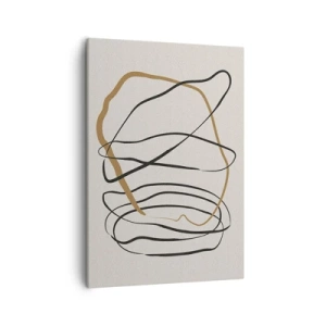 Schilderen op canvas - Compositie – loopdans - 50x70 cm