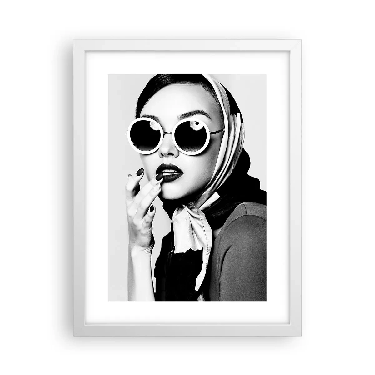 Poster in een witte lijst - Groeten uit de jaren 60 - 30x40 cm