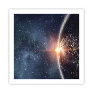 Poster - In een nieuw perspectief - 60x60 cm