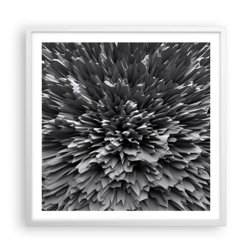 Poster in een witte lijst - Strikter kan het niet - 60x60 cm