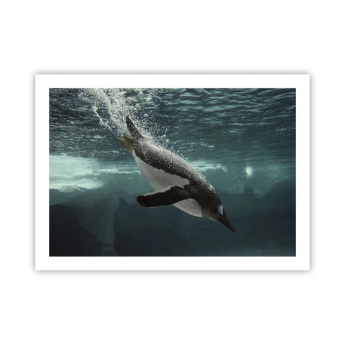 Poster - Welkom in mijn wereld - 70x50 cm