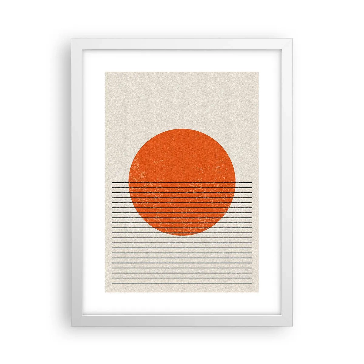 Poster in een witte lijst - Altijd de zon - 30x40 cm