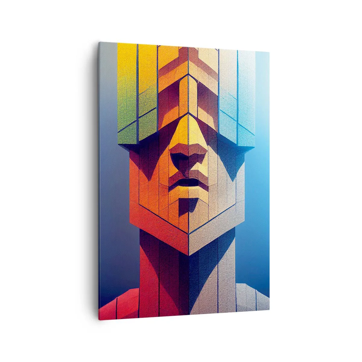 Schilderen op canvas - Een man van principes - 70x100 cm