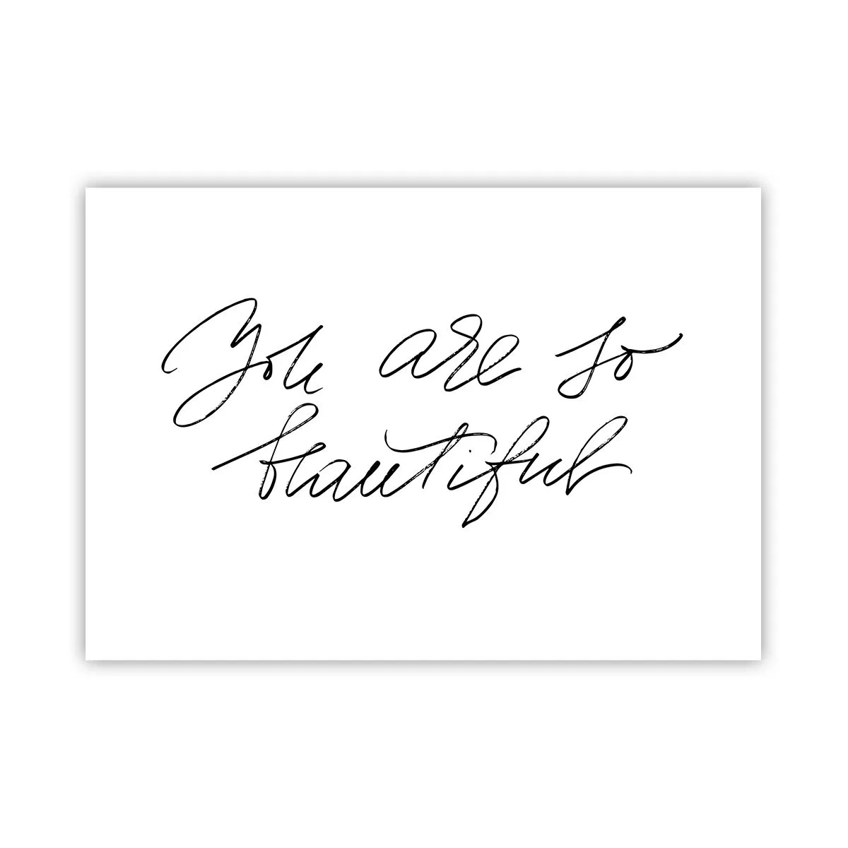 Poster - Geloof het echt... - 100x70 cm